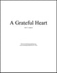 A Grateful Heart SSAA choral sheet music cover